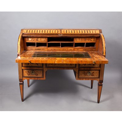 Lot 132 - Continental Neoclassical Gilt-Bronze Mounted...