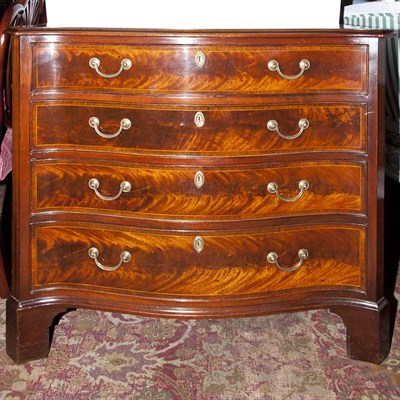 Lot 568 - George III Style Mahogany Bachelor's Chest of...