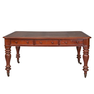 Lot 160 - William IV Style Mahogany Writing Table Height...