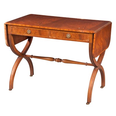 Lot 217 - Regency Style Mahogany Sofa Table Height 28...