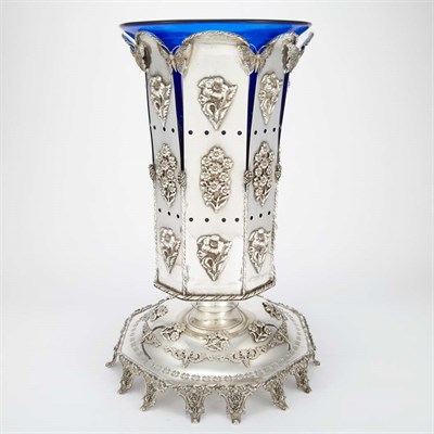 Lot 352 - Empire Style Silver Centerpiece Of tapering...