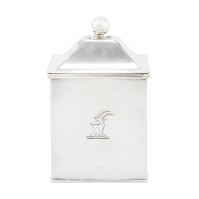 Lot 291 - Silver Plated Covered Box; Together with a...