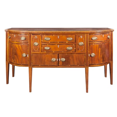 Lot 283 - Federal Inlaid Mahogany Sideboard Early 19th...