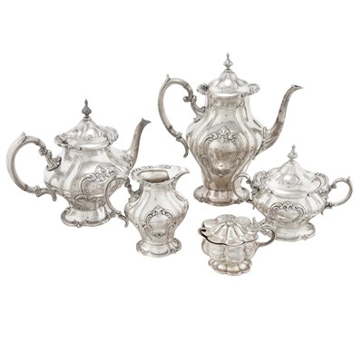 Lot 310 - Gorham Silver Plated Five-Piece Coffee and Tea...