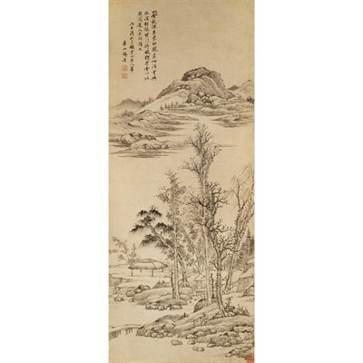 Lot 527 - Attributed to Yang Jin (1720-1797) Hanging...