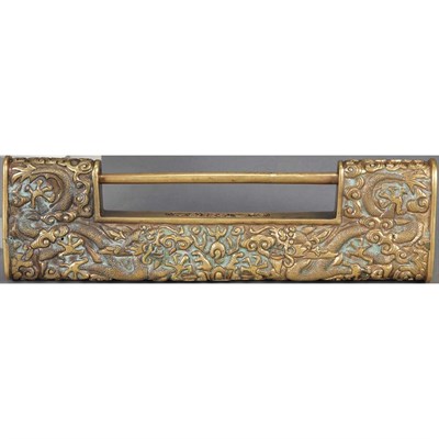 Lot 473 - Chinese Gilt-Bronze Lock 18th/19th Century Of...