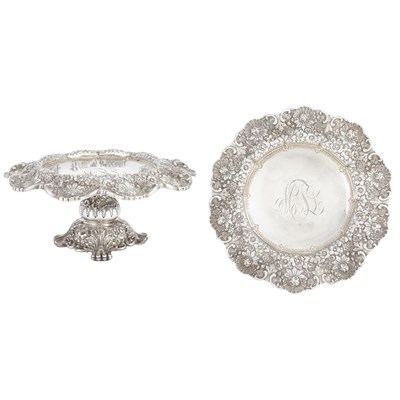 Lot 156 - Pair of Tiffany & Co. Makers Sterling Silver...