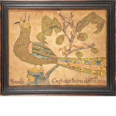 Lot 293 - American Watercolor Picture Depicting a...