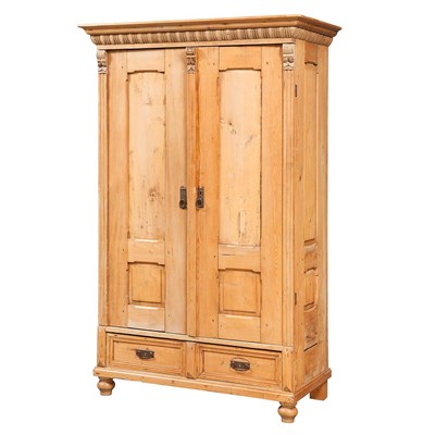 Lot 116 - Provincial Pine Armoire Height 6 feet 2 inches,...