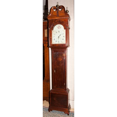 Lot 260 - George III Style Mahogany Tall Case Clock The...
