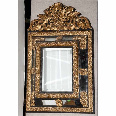 Lot 236 - Flemish Baroque Style Gilt-Metal and Ebony...