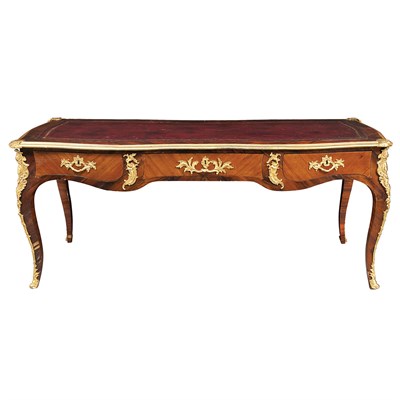 Lot 390 - Louis XV Style Gilt-Metal Mounted Walnut...