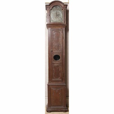 Lot 349 - Continental Oak Tall Case Clock Height 6 feet...
