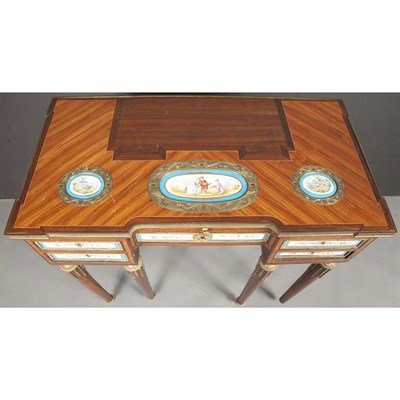 Lot 99 - Louis XVI Style Gilt-Metal and Sevres Style...