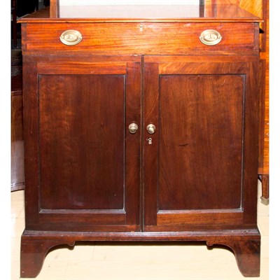 Lot 389 - English Mahogany Side Cabinet Height 41 inches,...