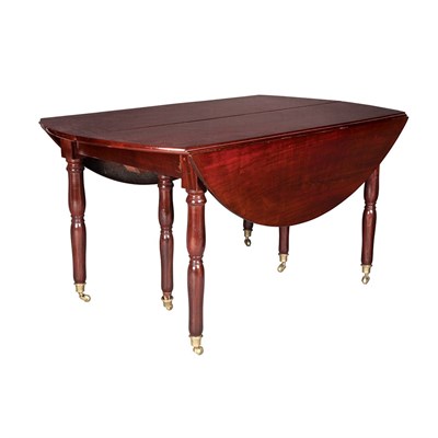 Lot 349 - Directoire Mahogany Dining Table Stamped I....