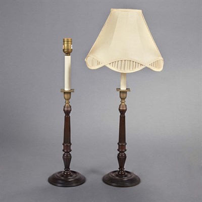 Lot 168 - Pair of George III Style Stained Oak...