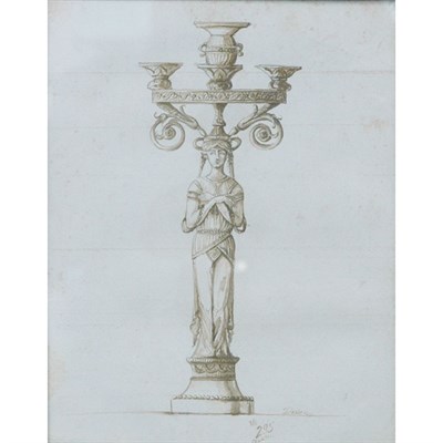 Lot 1010 - French School 19th/20th Century Candelabra...