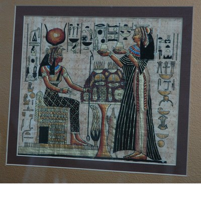 Lot 1029 - Group of Four Framed 20th Century Egyptian...