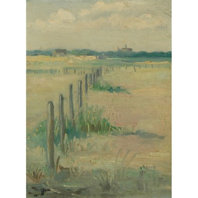 Lot 1105 - American School 20th Century Landscape with...