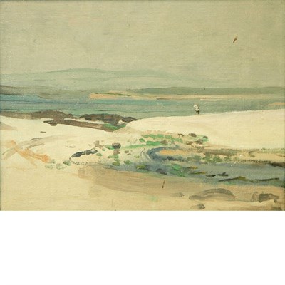 Lot 1097 - American School 20th Century Seashore Study...