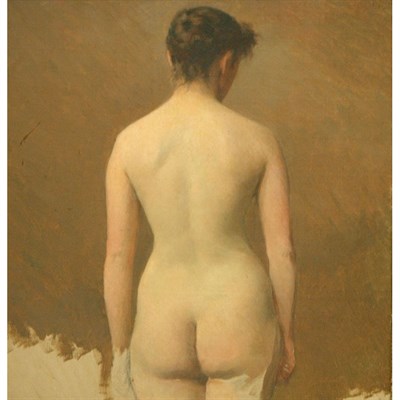 Lot 1114 - Attributed to Francis Luis Mora Study of a...