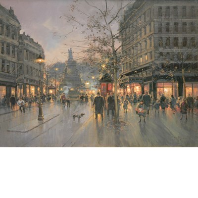 Lot 52 - Paul Renard French, 1941-1997 The Streets of...