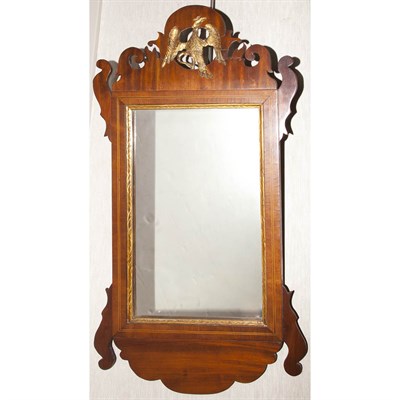 Lot 171 - Federal Parcel Gilt Inlaid Mahogany Mirror...
