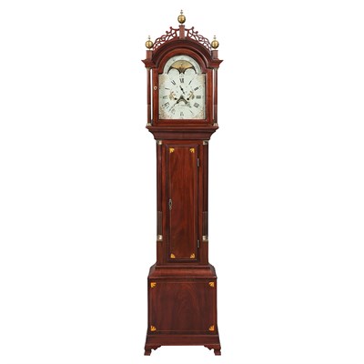 Lot 178 - Federal Brass Mounted Inlaid Mahogany Tall...