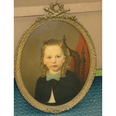 Lot 1124 - American School 19th Century Portrait of a...
