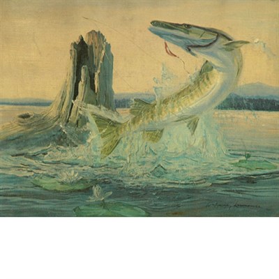 Lot 1091 - Attributed to John Bunyan Bristol Fisherman...