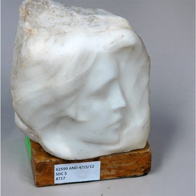 Lot 1128 - Louis Jacques Gallet French, 1873-1955 Head of...