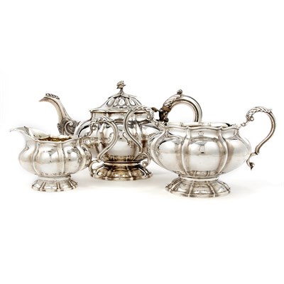 Lot 284 - George IV Silver Tea and Coffee Service London,...