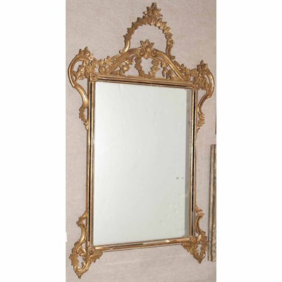 Lot 585 - Italian Rococo Style Gilt-Wood Mirror Height...
