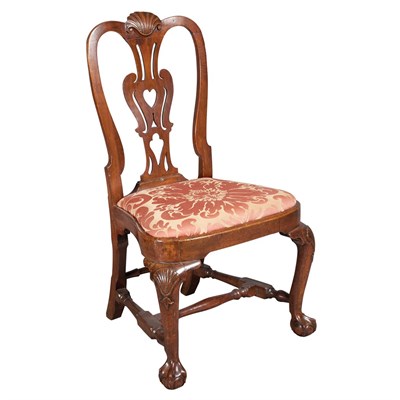 Lot 155 - Queen Anne Walnut Side Chair Boston, mid 18th...