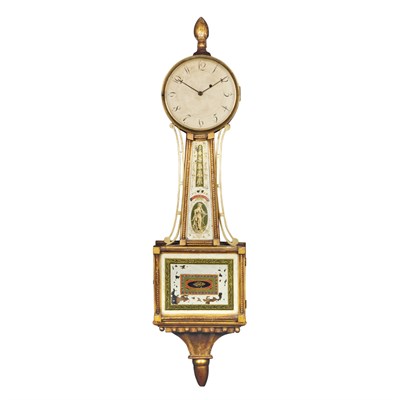 Lot 126 - Federal Brass Mounted Parcel Gilt Mahogany and...