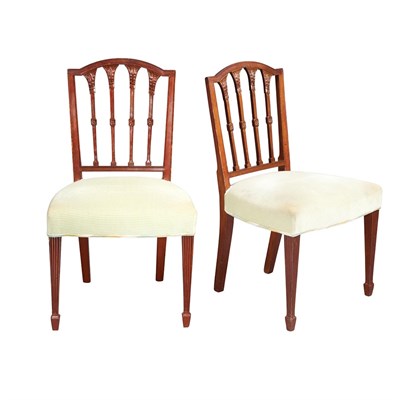 Lot 333 - Pair of Federal Mahogany Side Chairs New York,...