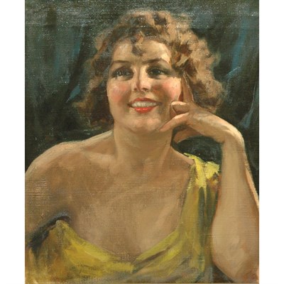Lot 59 - Hungarian School 20th Century A Young Beauty...