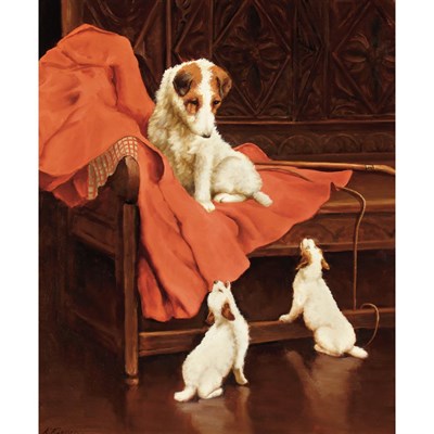 Lot 61 - Anton Karssen Dutch, b. 1945 Mother Terrier...