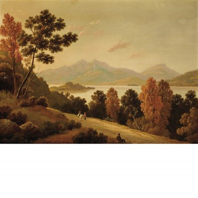 Lot 1073 - American School 19th Century Path above the...