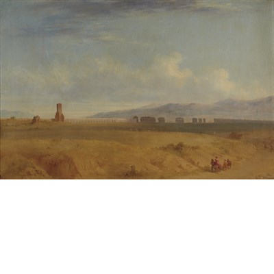Lot 1023 - John Gadsby Chapman American, 1808-1889 Ruins...
