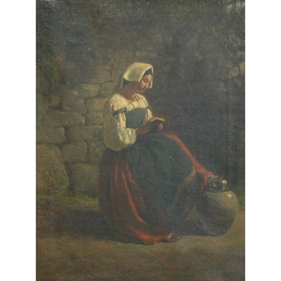 Lot 1025 - Manner of John O'Brian Inman Roman Woman...