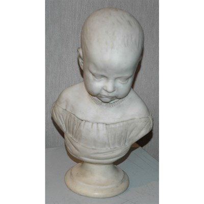 Lot 1131 - Thomas A. Carew 19th Century Bust of a Child...