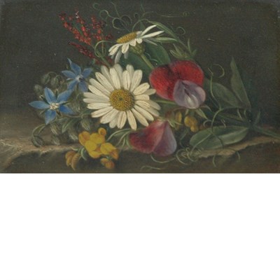 Lot 1153 - German/Swiss School 19th Century Floral...