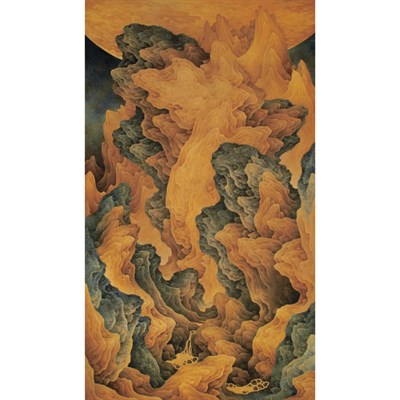 Lot 42 - Her Suyoung Korean, b. 1972 Moon and Landscape...