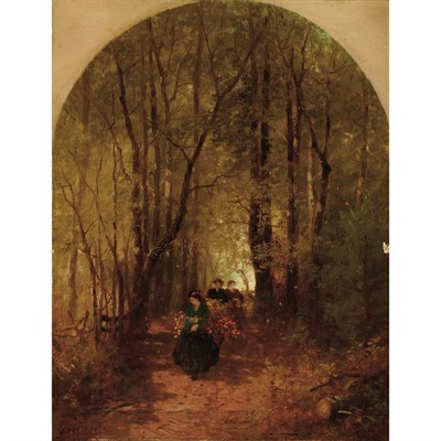 Lot 1053 - Albert Fitch Bellows American, 1829-1883 In...