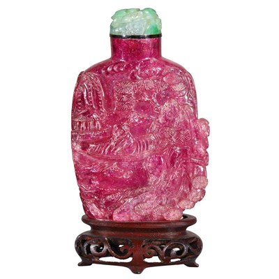 Lot 230 - Chinese Tourmaline Snuff Bottle 19th Century...