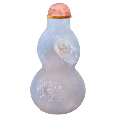 Lot 191 - Chinese Lavender Agate Snuff Bottle 19th...