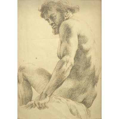 Lot 1116 - Continental School 18th Century Study of a...