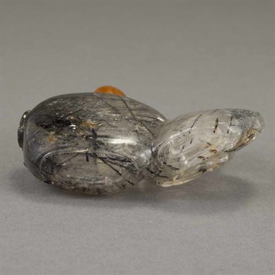 Lot 172 - Chinese Hair Crystal Double Snuff Bottle 19th...